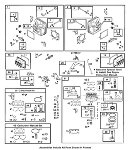 Engine (Part 2) Diagram and Parts List for Z-FORCE18 53AA5A5L100 Cub Cadet Lawn Tractor